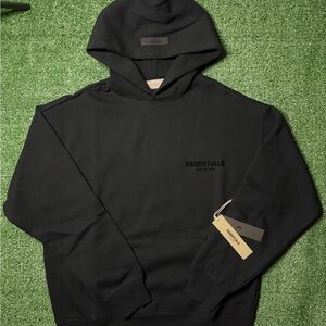 Essentials Men's Black Hoodie